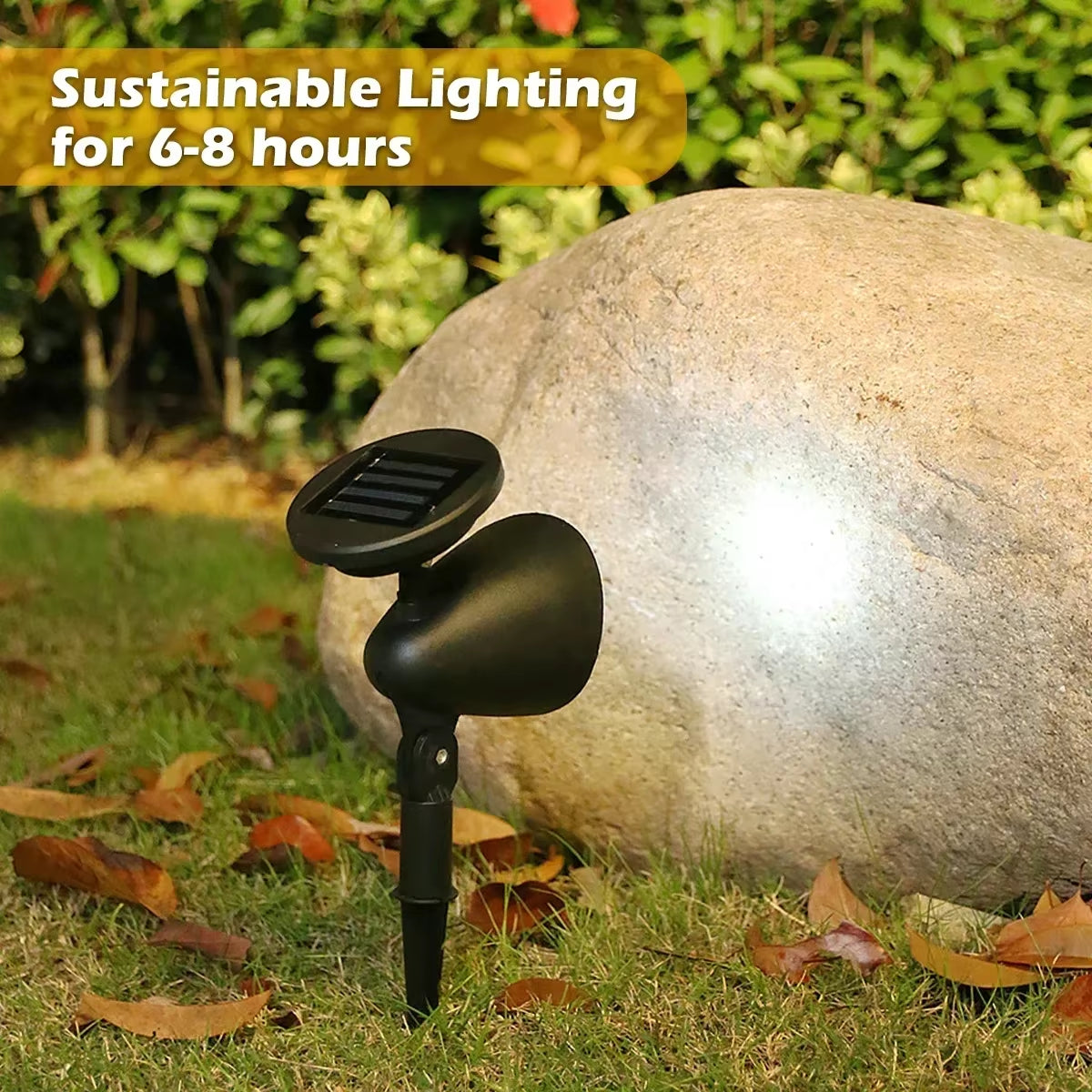 Outdoor Led Solar Spotlight Garden Lights Landscape Decoration IP65 Waterproof for Lawn Courtyard Pathway Tree Separately Lamp