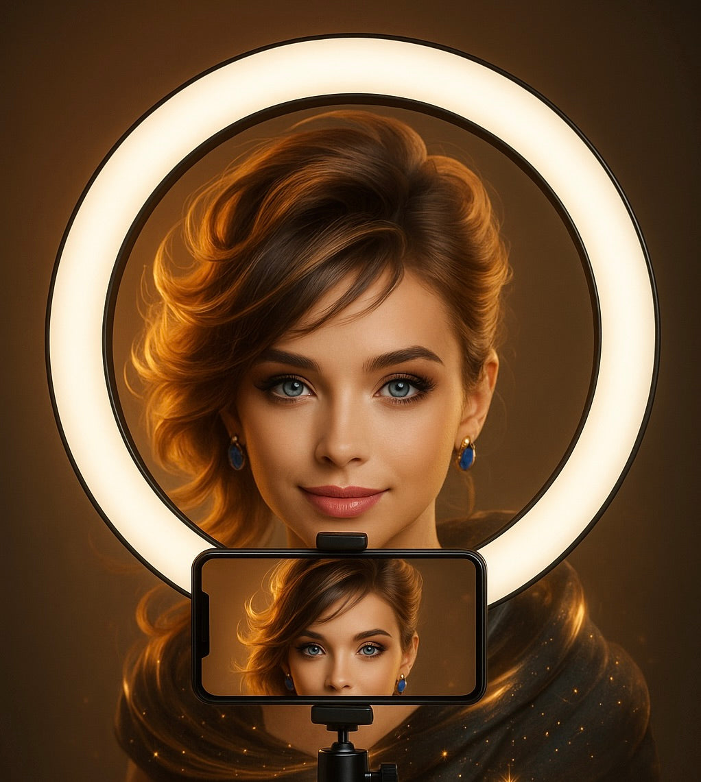 Le secret pour un eclairage pro - Anneau LED pour vidéos et portraits impeccables