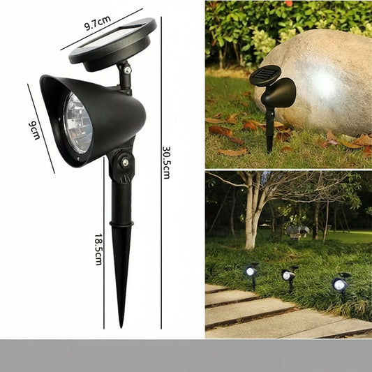 Outdoor Led Solar Spotlight Garden Lights Landscape Decoration IP65 Waterproof for Lawn Courtyard Pathway Tree Separately Lamp