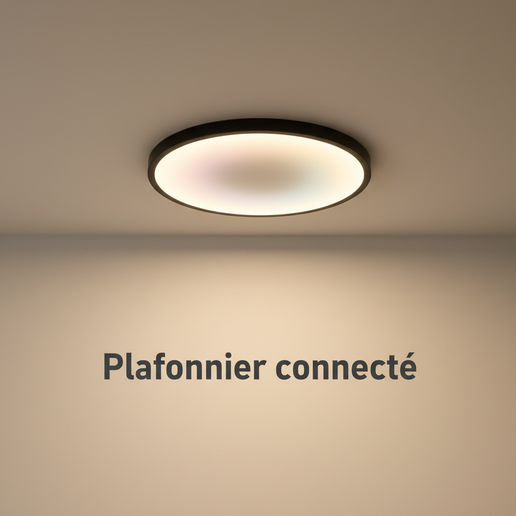 Plafonnier LED moderne pour éclairer un salon