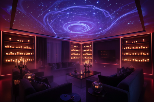 Projecteur galaxie Halloween LED – ambiance lumineuse décoration plafond et mur