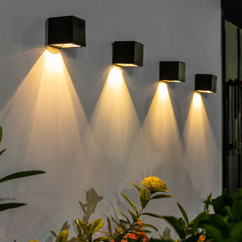 Appliques murales solaires LED extérieures Buenosaires avec éclairage Up & Down