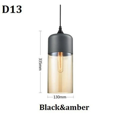 Nordic Pendant Lamp Modern Glass Hanging LED Light Fixtures for Restaurant Living Bedroom Indoor Decoration Luminaire Suspension