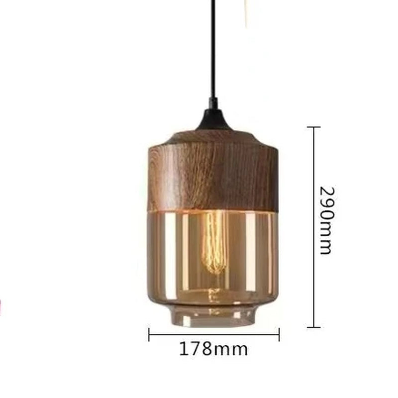 Nordic Pendant Lamp Modern Glass Hanging LED Light Fixtures for Restaurant Living Bedroom Indoor Decoration Luminaire Suspension
