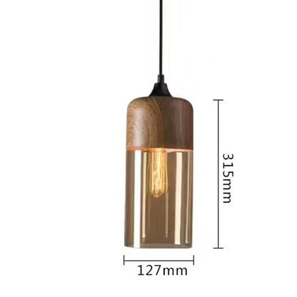 Nordic Pendant Lamp Modern Glass Hanging LED Light Fixtures for Restaurant Living Bedroom Indoor Decoration Luminaire Suspension
