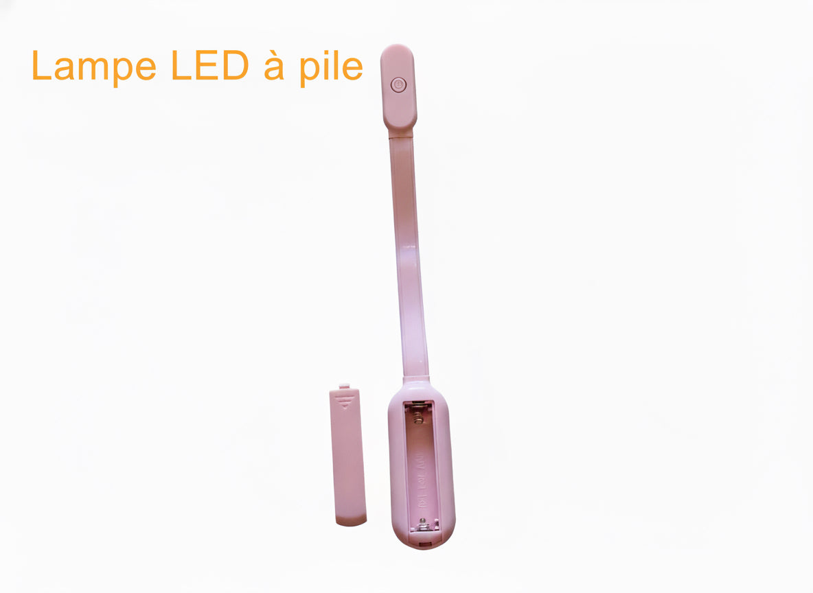 Mini Liseuse LED à Pince Rechargeable USB - 3 Intensités Réglables
