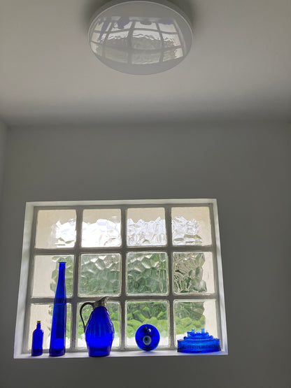  "Plafonnier LED intelligent blanc - Design circulaire moderne pour salon et chambre"