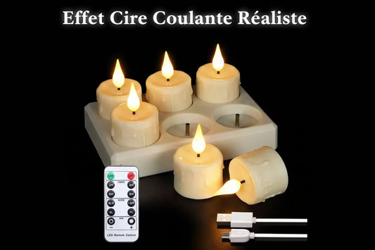 Rechargeable LED Candles with Remote Control LED Candles for Room Decor Birthday Home Decor Festival Decoration Flameless Candle