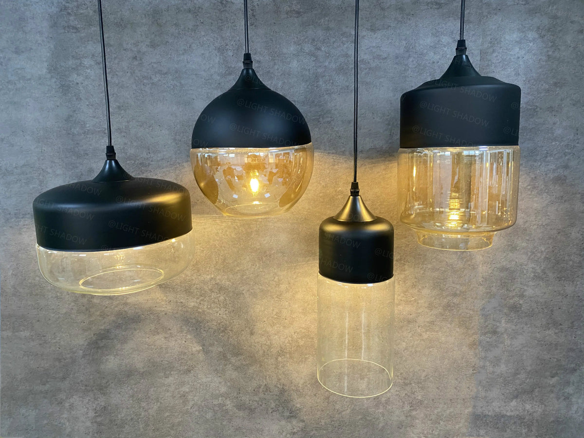 Nordic Pendant Lamp Modern Glass Hanging LED Light Fixtures for Restaurant Living Bedroom Indoor Decoration Luminaire Suspension