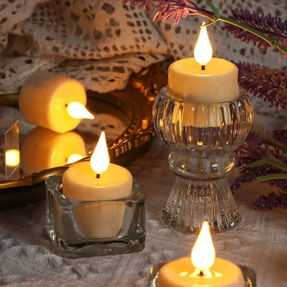 Bougie LED rechargeable allumée et couchée sans danger et  sécurité totale sans flamme ni chaleur pour votre décoration cosy en intérieur ou terrasse