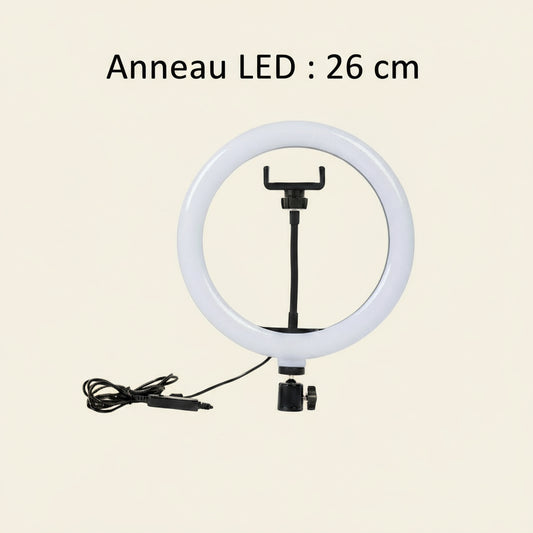 10Cm/26Cm Selfie Ring Light Youtube Video Live Photography Dimmable LED Photo Studio Light Tripod for Iphone Xiaomi Canon Nikon