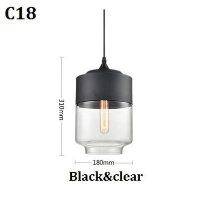 Nordic Pendant Lamp Modern Glass Hanging LED Light Fixtures for Restaurant Living Bedroom Indoor Decoration Luminaire Suspension
